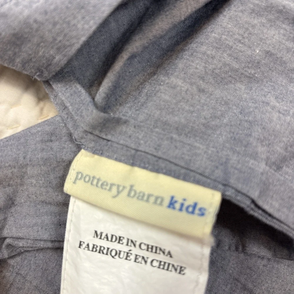 Pottery Barn Kids Junior Varsity Sports Quilted Euro Red Sham 26x26
